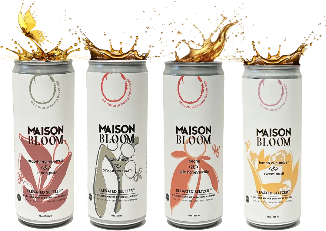 An image showing cans of Maison Bloom.