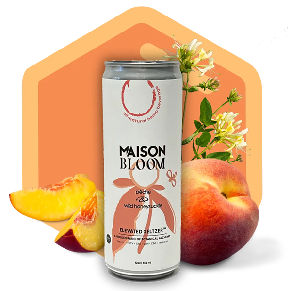 pêche<br />+ wild honeysuckle semi-sweet